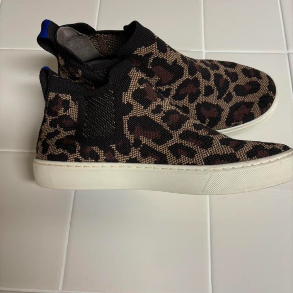 Rothy's Brown Leopard Slip-On Sneakers - Picture 4 of 7